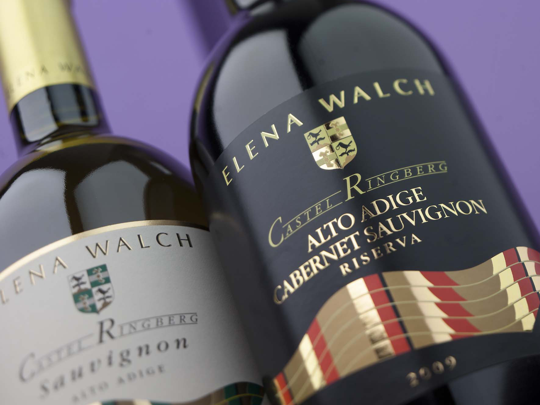 bottles of Elena Walch Sauvignon wines