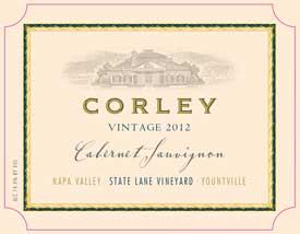 2012 Corley Cabernet Sauvignon